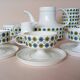Service 8 cups "Rosette Taïga" Tapio Wirkkala & Ute Schröder for Rosenthal, ca 1970