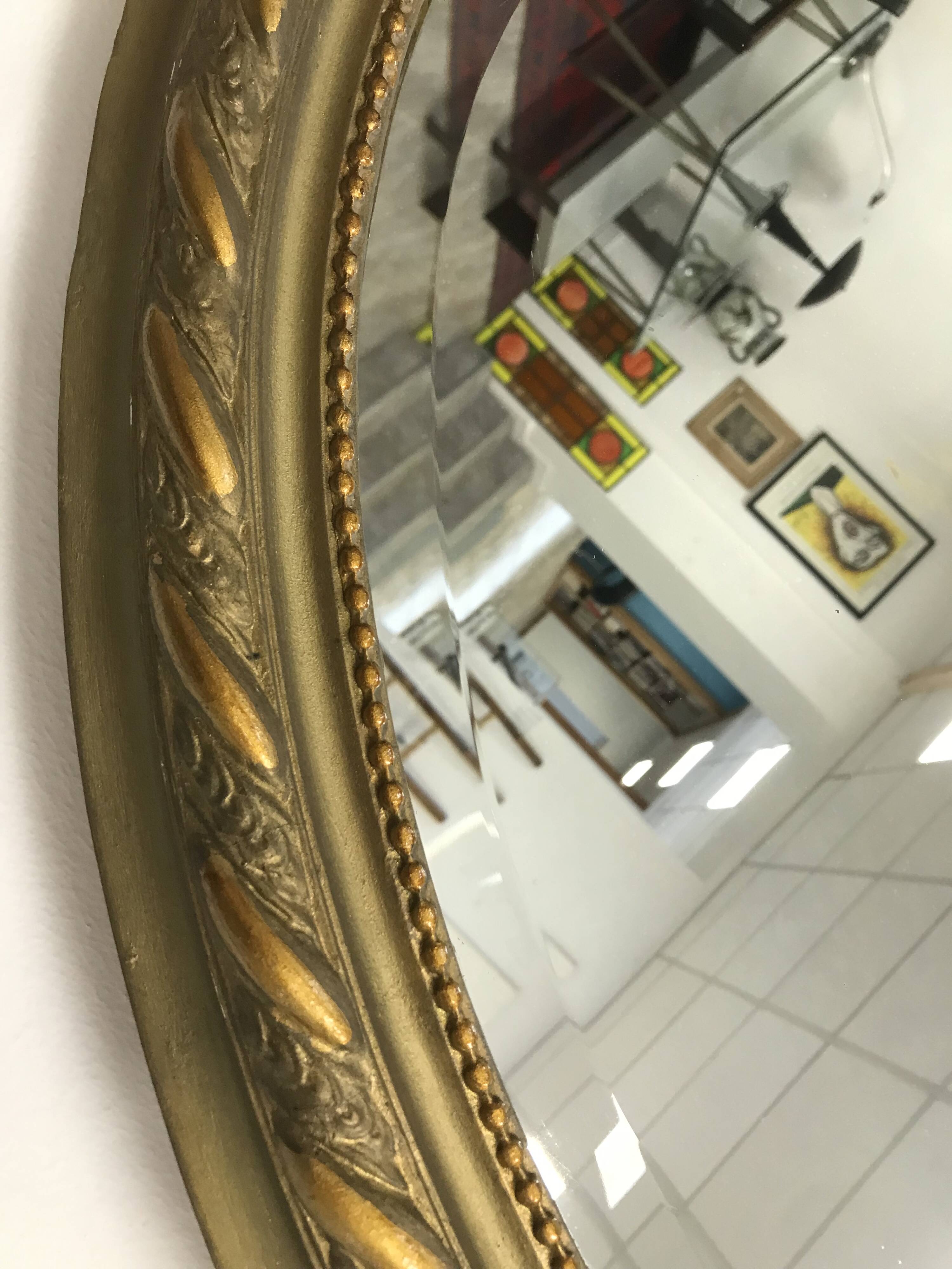 Napoleon III oval mirror