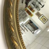 Miroir ovale Napoleon III