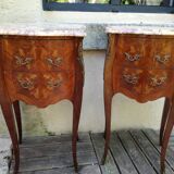 Pair of Louis XV bedside numbered