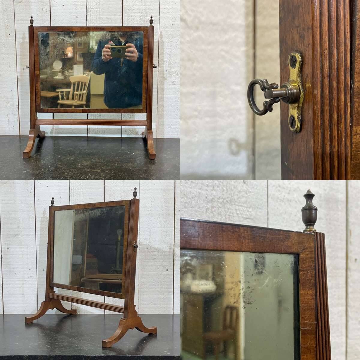 English mahogany dressing table from the late 19th century.