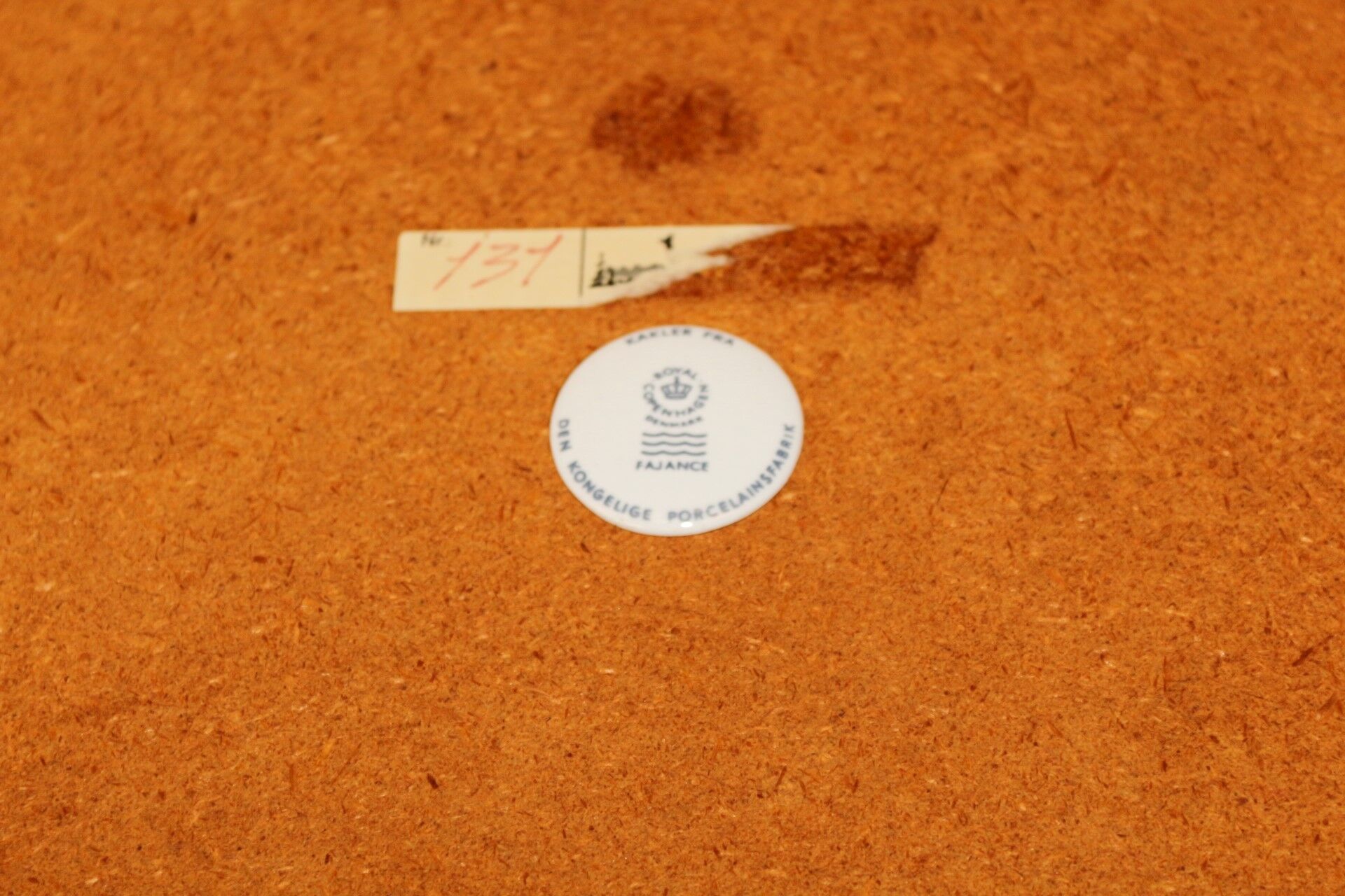 Coffee table, Severin Hansen for Haslev M-belfabrikk Royal Copenhagen, Denmark, 1960