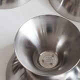 Set of eight ice cream cups, Lundtofte Denmark, 1960s