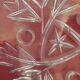 Vintage crystal fruit bowl