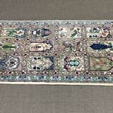Handmade Moroccan wool rug - 1m64 x 95cm.