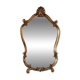 Large gilded rococo mirror