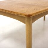 Scandinavian teak and oak coffee table, Sweden, 1960