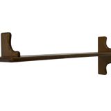 Ensemble vintage de 3 étagères murales en chêne, style minimaliste