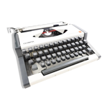 Typewriter, olympia traveller luxury  white