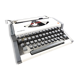 Typewriter, olympia traveller luxury  white