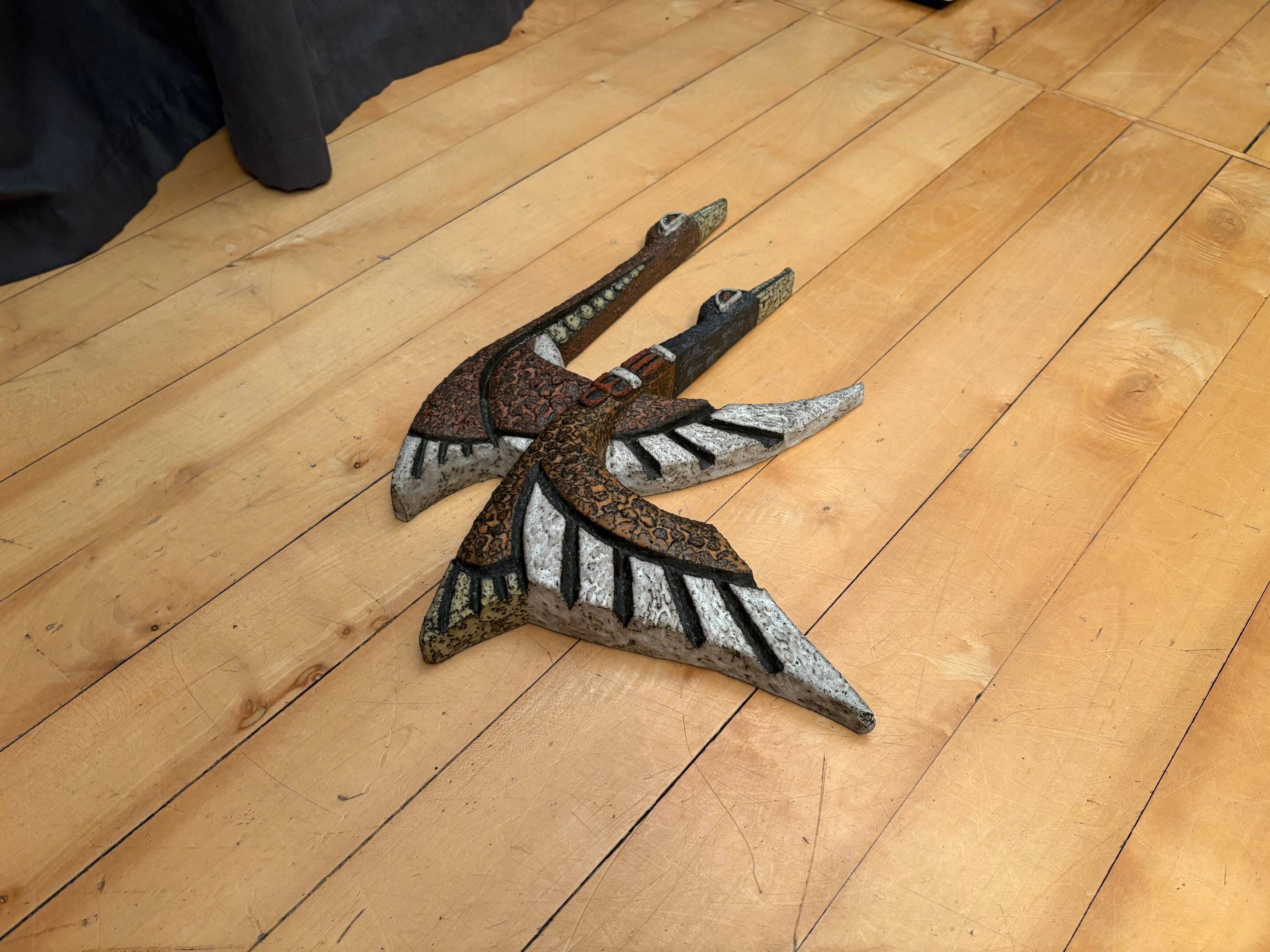 Ceramic wall decoration designed by Joop Puntman, AMHA, Netherlands, 1950s/