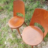 Pair of Baumann chairs, "Mondor" model