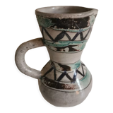 Vallauris earthenware pitcher 1950 signed