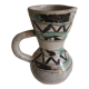 Vallauris earthenware pitcher 1950 signed
