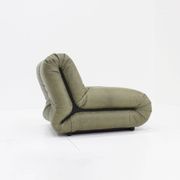 Pagru leather lounge chairs Claudio Vagnoni 1P Italy 1971
