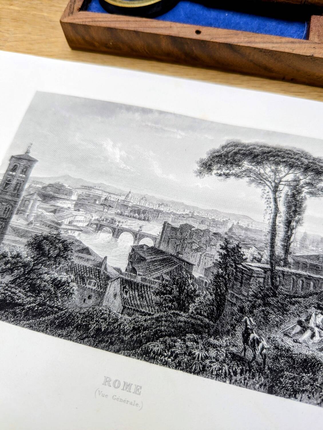 Gravure de Rome, 1841