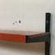 Tomado Holland vintage wall support black steel orange from the 1970s