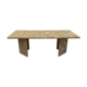 Table basse en marbre fossilifère années 70