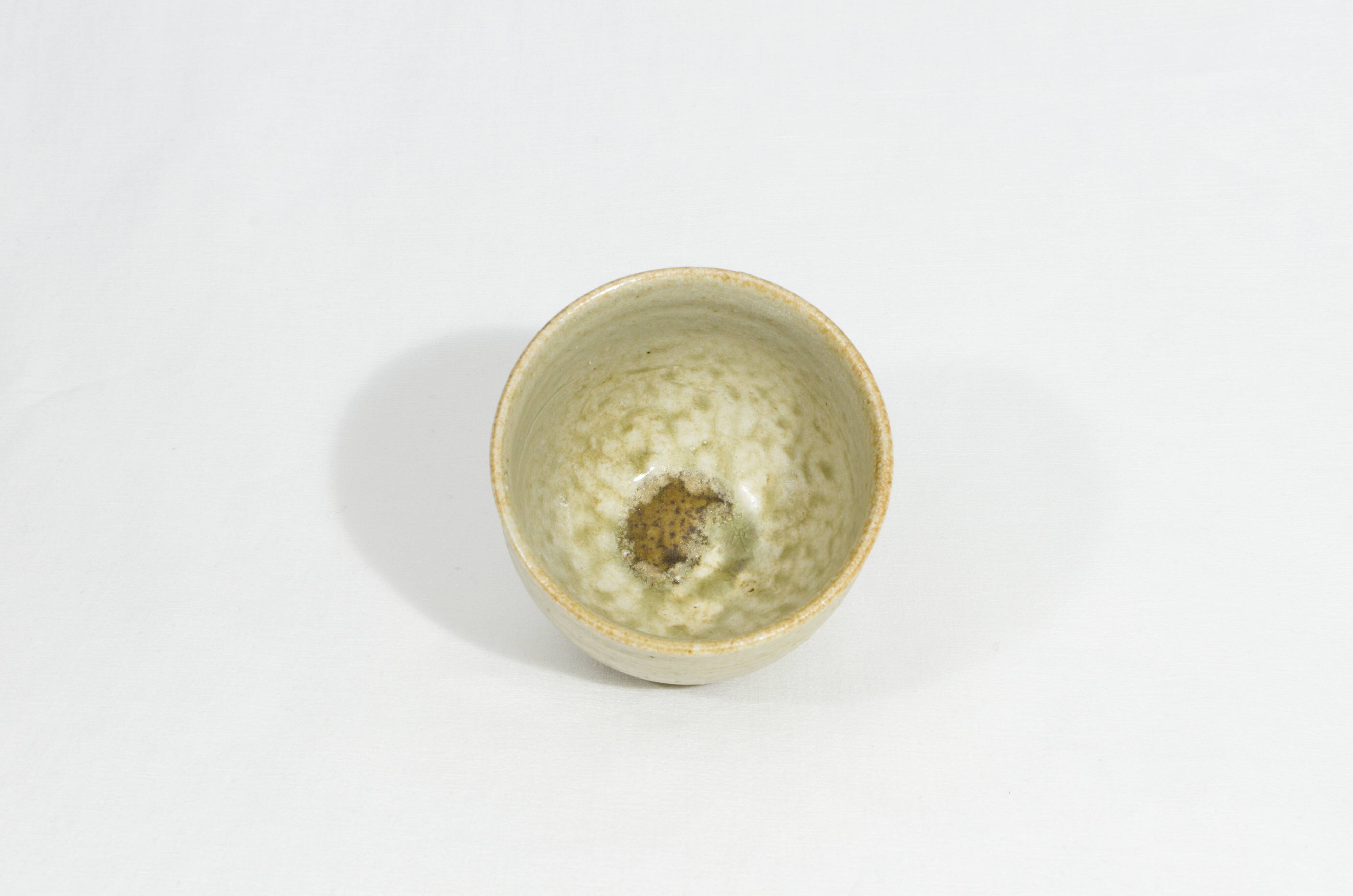 3 chawans (tea bowl) by master ceramicist yoshinari mitsuboshi of koya-san - japan - periode heisei