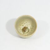 3 chawans (tea bowl) by master ceramicist yoshinari mitsuboshi of koya-san - japan - periode heisei