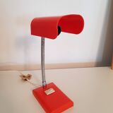 Mini orange plastic desk lamp