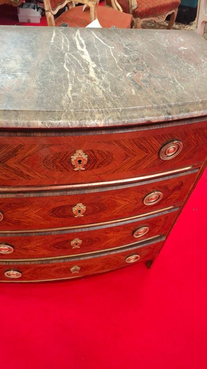 Louis XV style marquetry commode