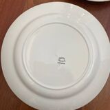 6 flat plates Gildas series, Gien