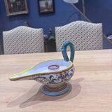 Painted ceramic candlestick – Deruta