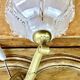 Ancienne applique bronze Art Déco 1930  vasque glaçons Ezan