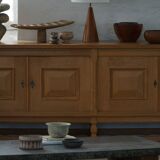 Modern Danish, a conical table lamp in teak, 1980s.