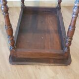 Wooden table with turned legs