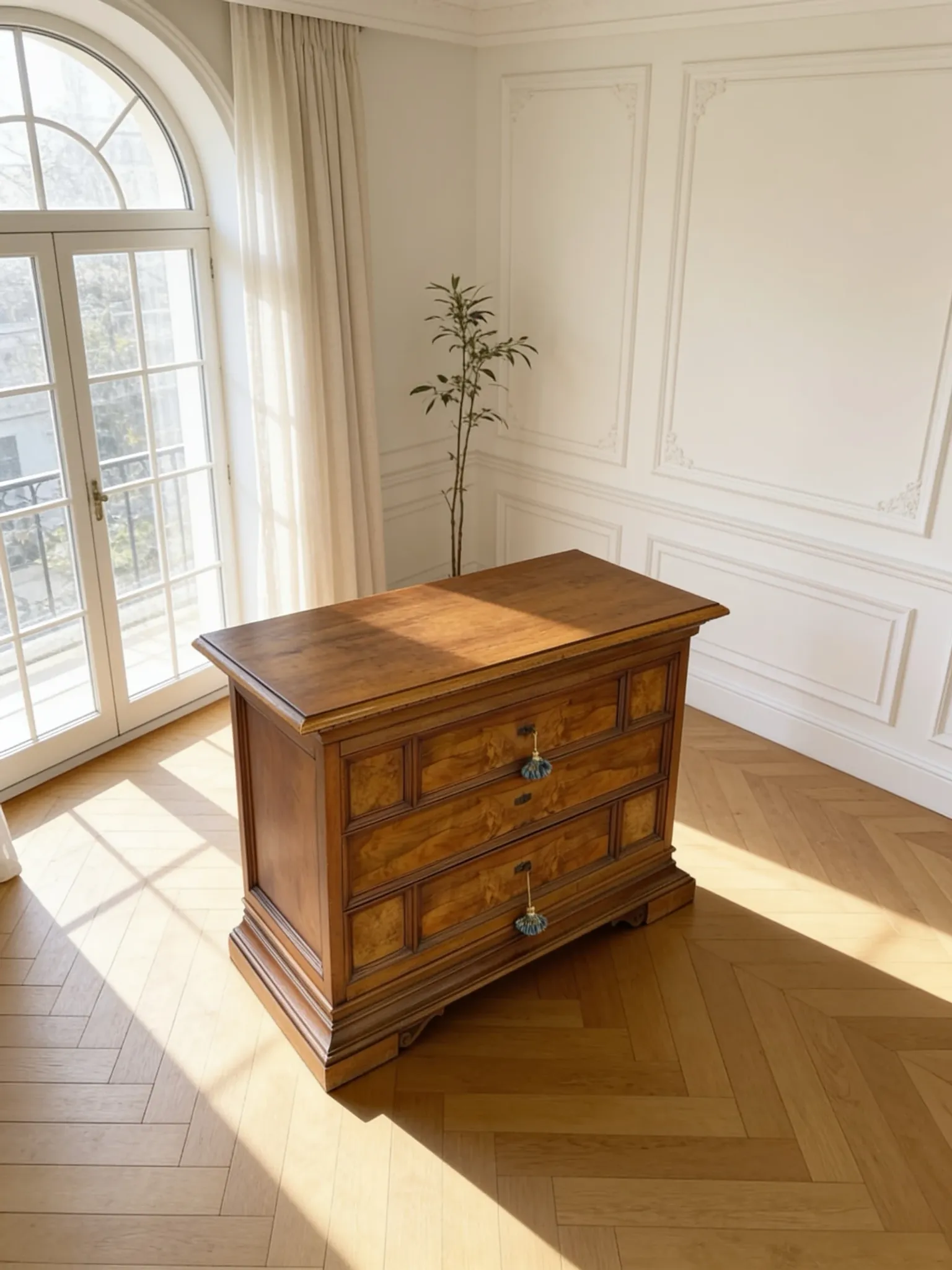 Elegant antique Italian chest of drawers, dating from the 20th century