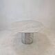 Italian carrara marble octagon garden or dining table, 1960s