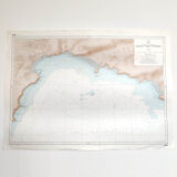 Vintage map Brittany Finistère Douarnenez Crozon Morgat 1977