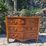 Louis XIV Commode in Marquetry Period 19th Century