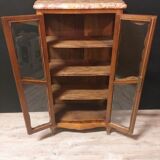 Louis XV style marquetry display case