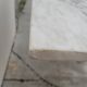 Marble and cast iron restaurant bistro table