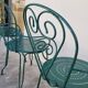 Série de 4 fauteuils de Jardin Fermob en fer ancien