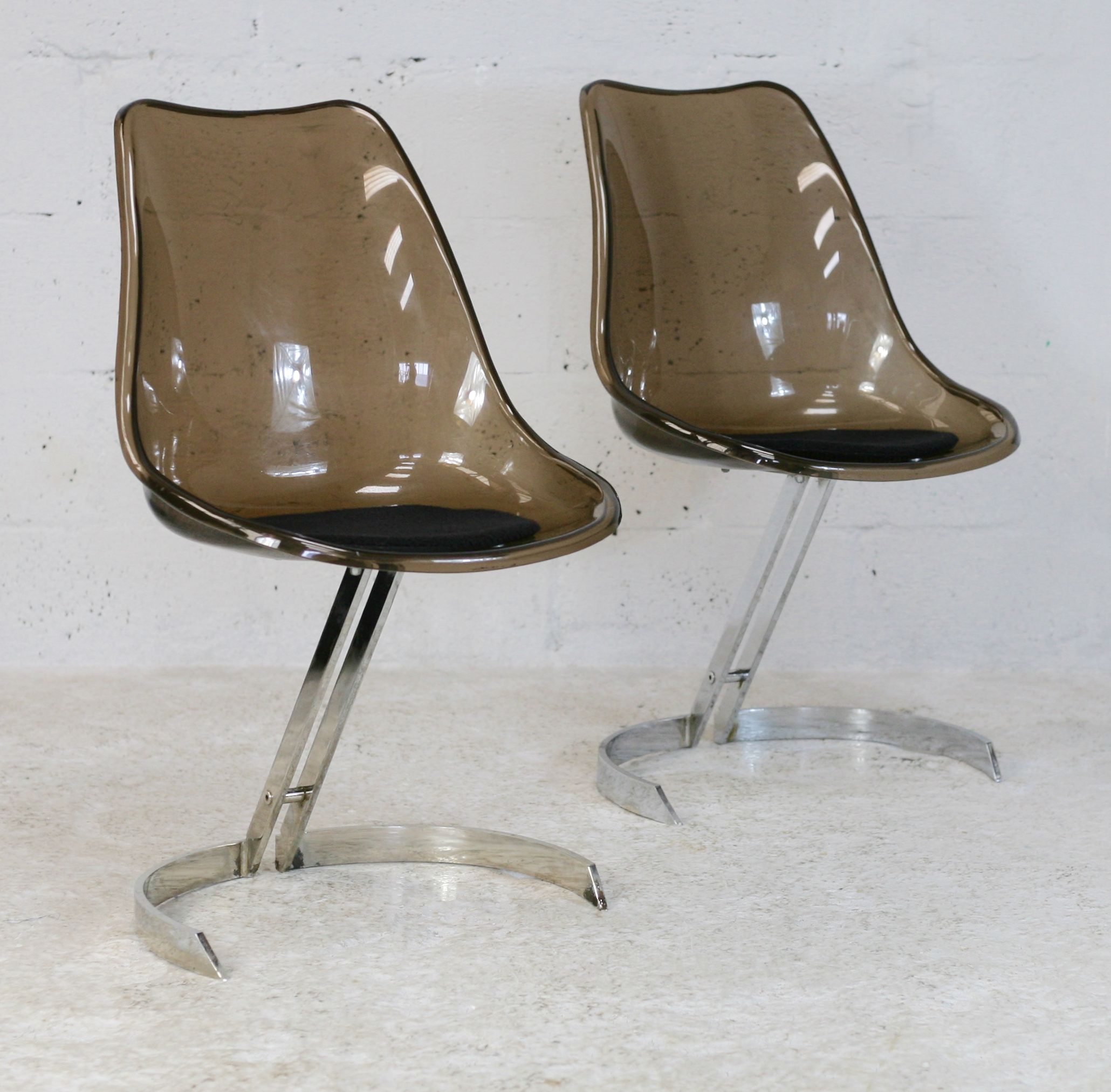 Pair of "space age" chairs