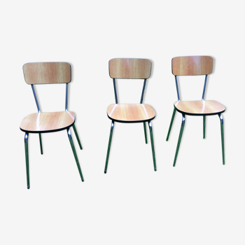 3 chairs in formica