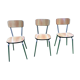 3 chairs in formica