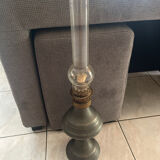 Pewter oil lamp