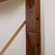 Set of 6 mid century modern renovated teak shelves