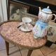 Restored Louis XVI style bouillotte table