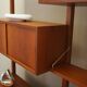 Teak wall unit, Norwegian design, 1960s, designer: Kjell Riise, production: