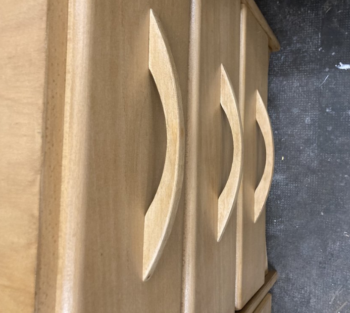 Vintage asymmetrical wardrobe 1960