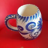 Hand painted mug.Leroy. Rochefort in the ground.
