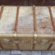 Malle auto travel trunk made of pigskin