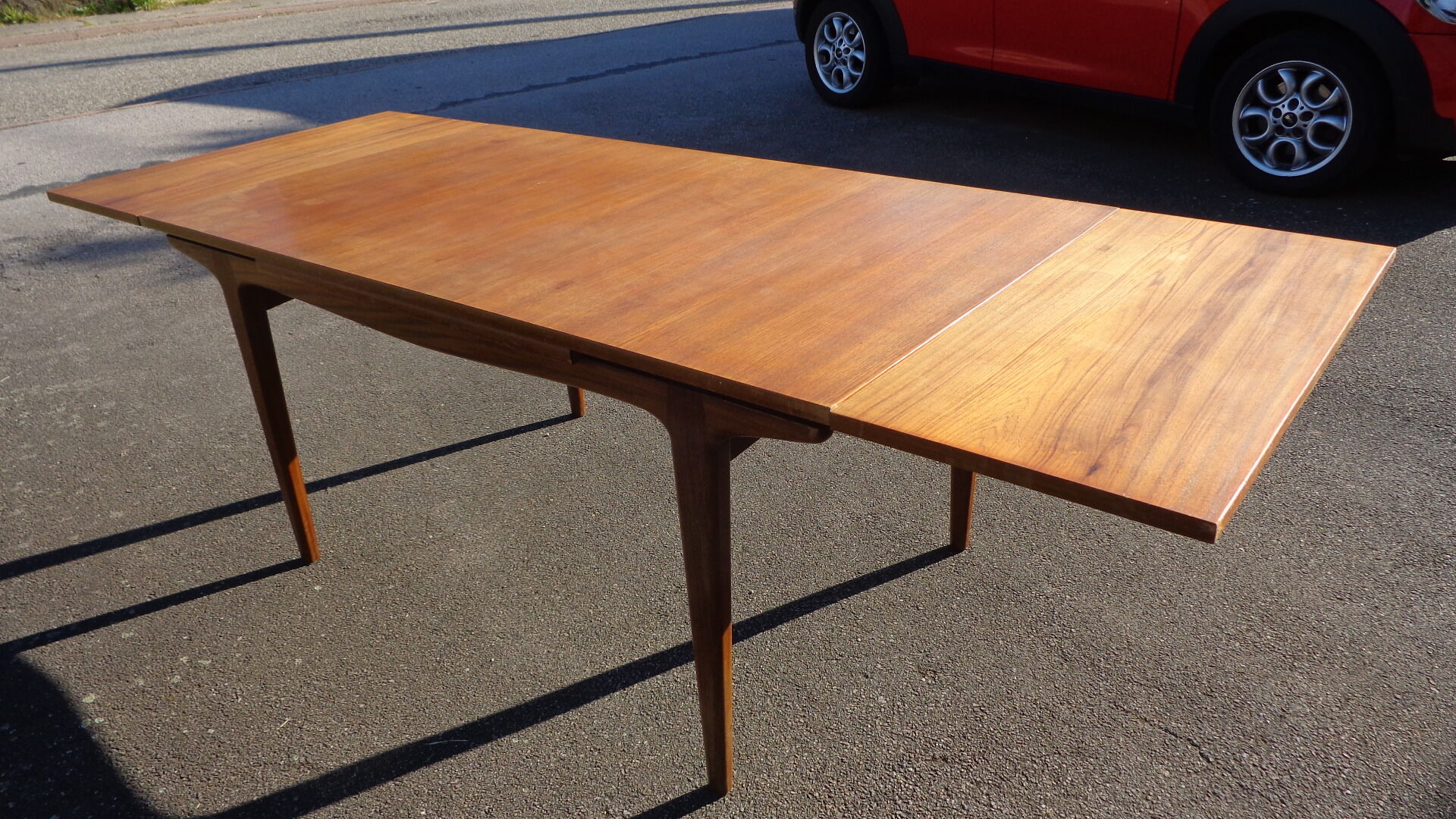 Vintage veneer table