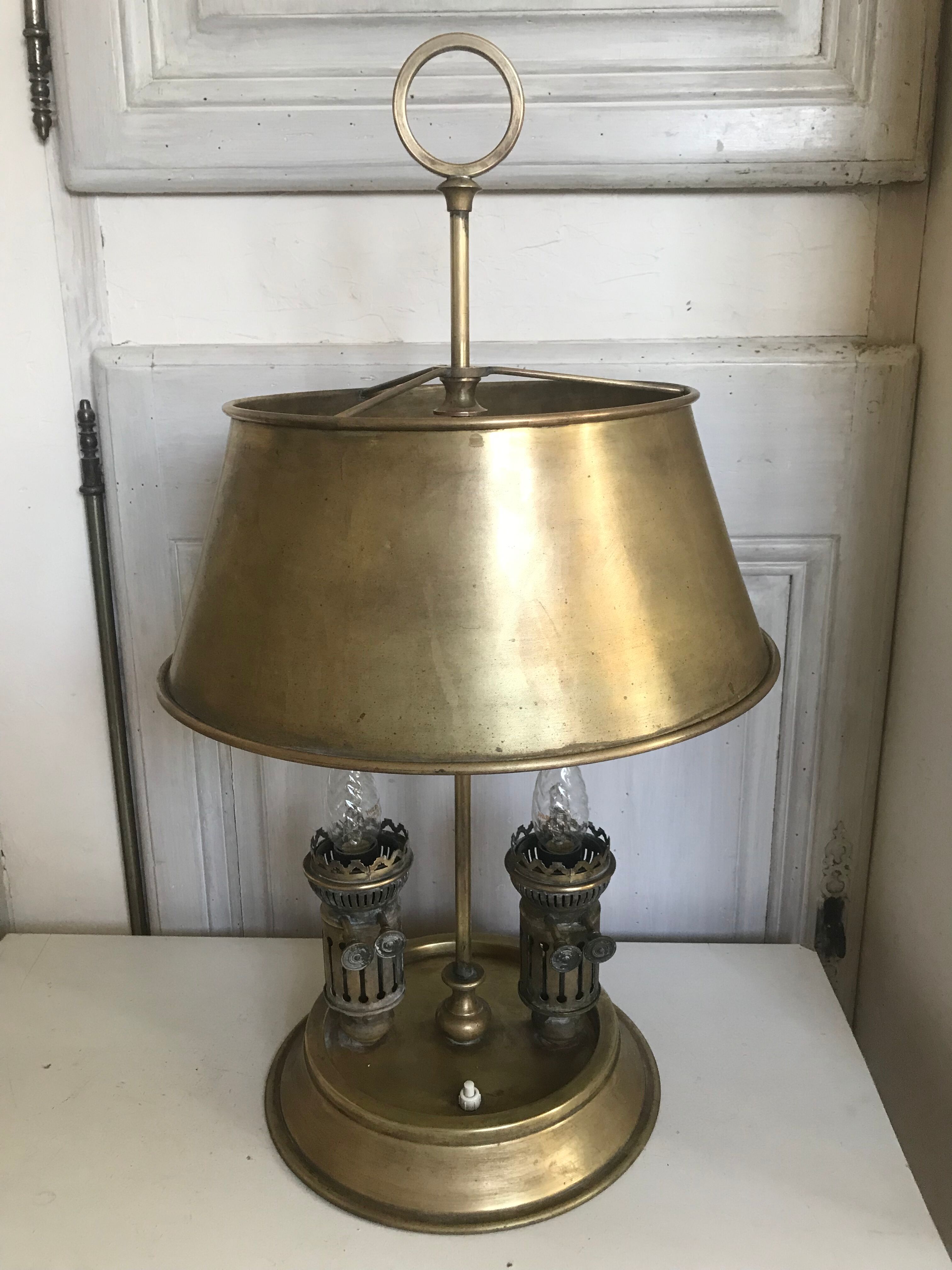 Old Hot Water Bottle Lamp